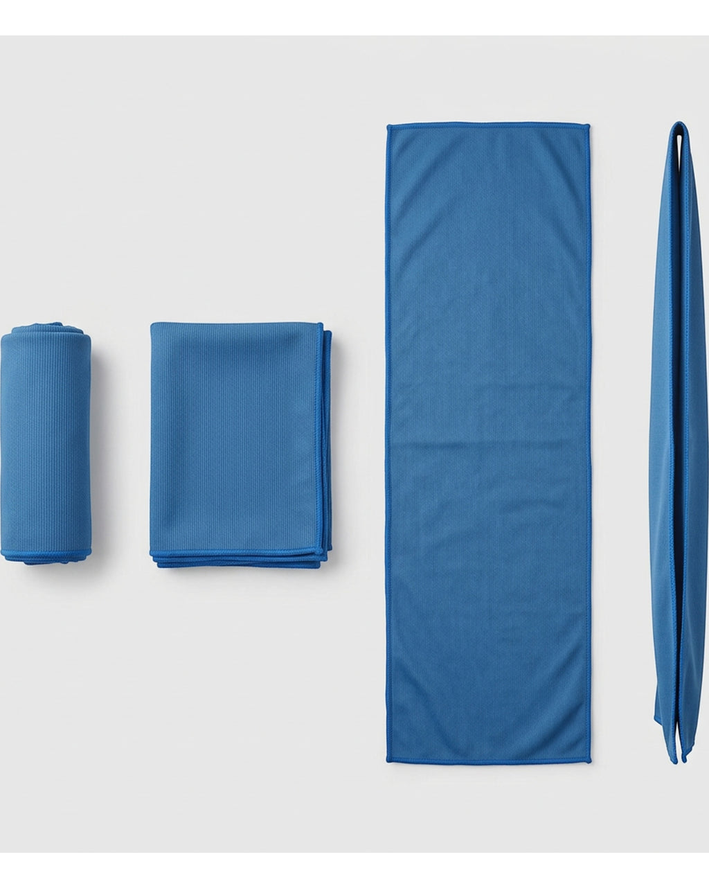 Heare Cooling Workout Towel Blue 36 x 12 in