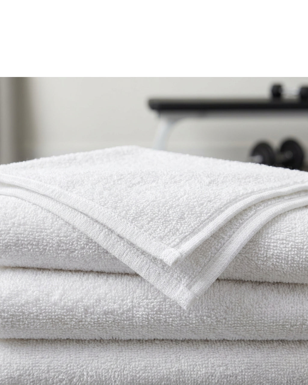 Heare Fitness Hand Towel White 14 x 28 in 3 Pack