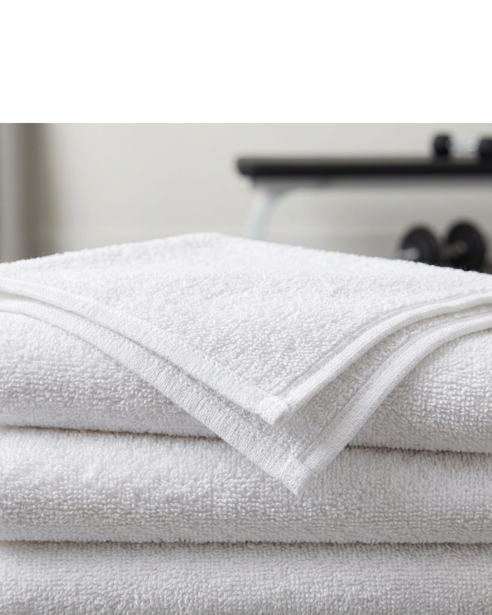 Heare Fitness Hand Towel White 14 x 28 in 3 Pack