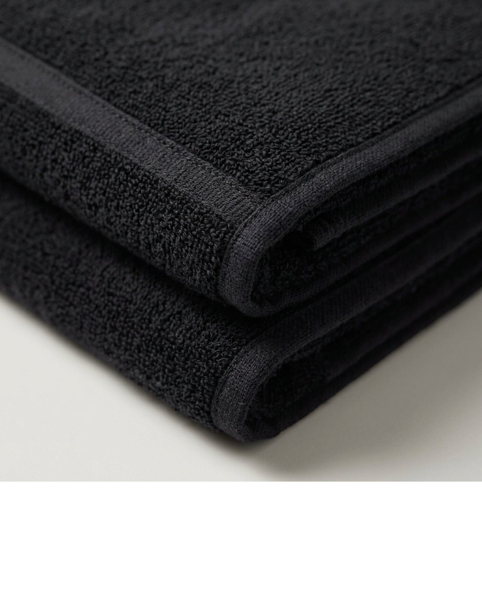 Heare Gym Towel Black 16 x 32 in 2 Pack