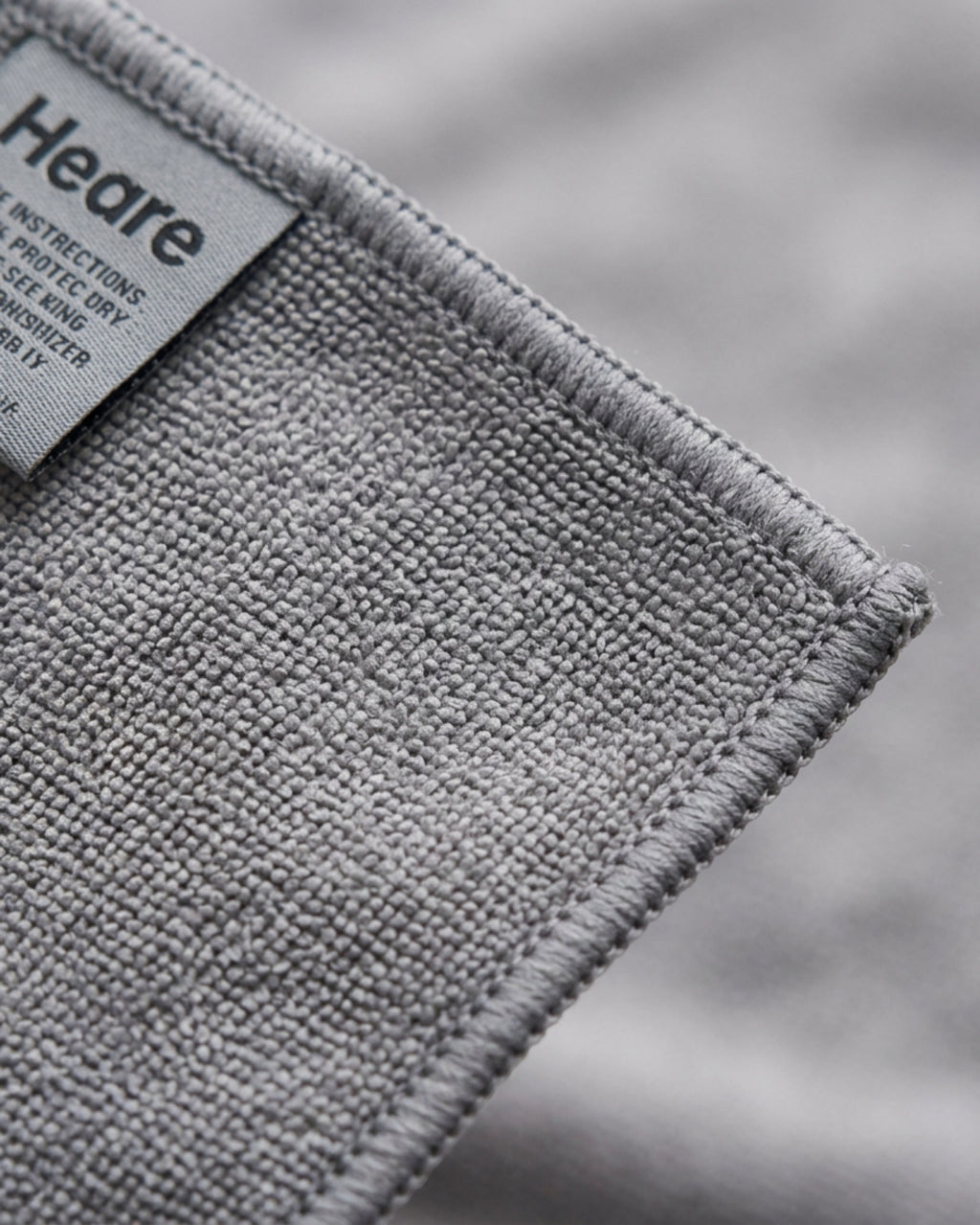 Heare Microfiber Sports Towel Gray 40 x 20 in