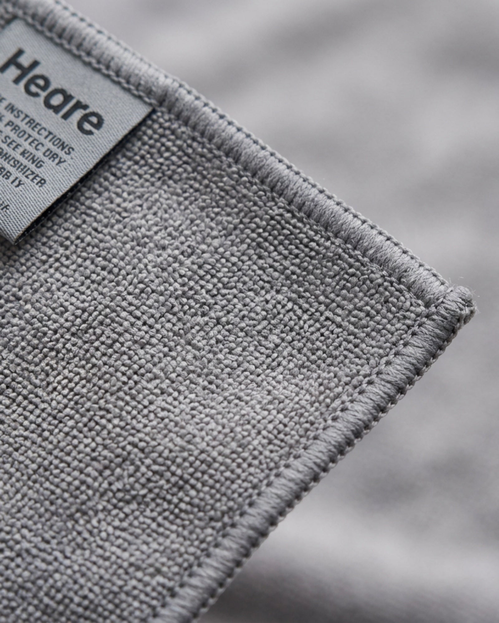 Heare Microfiber Sports Towel Gray 40 x 20 in