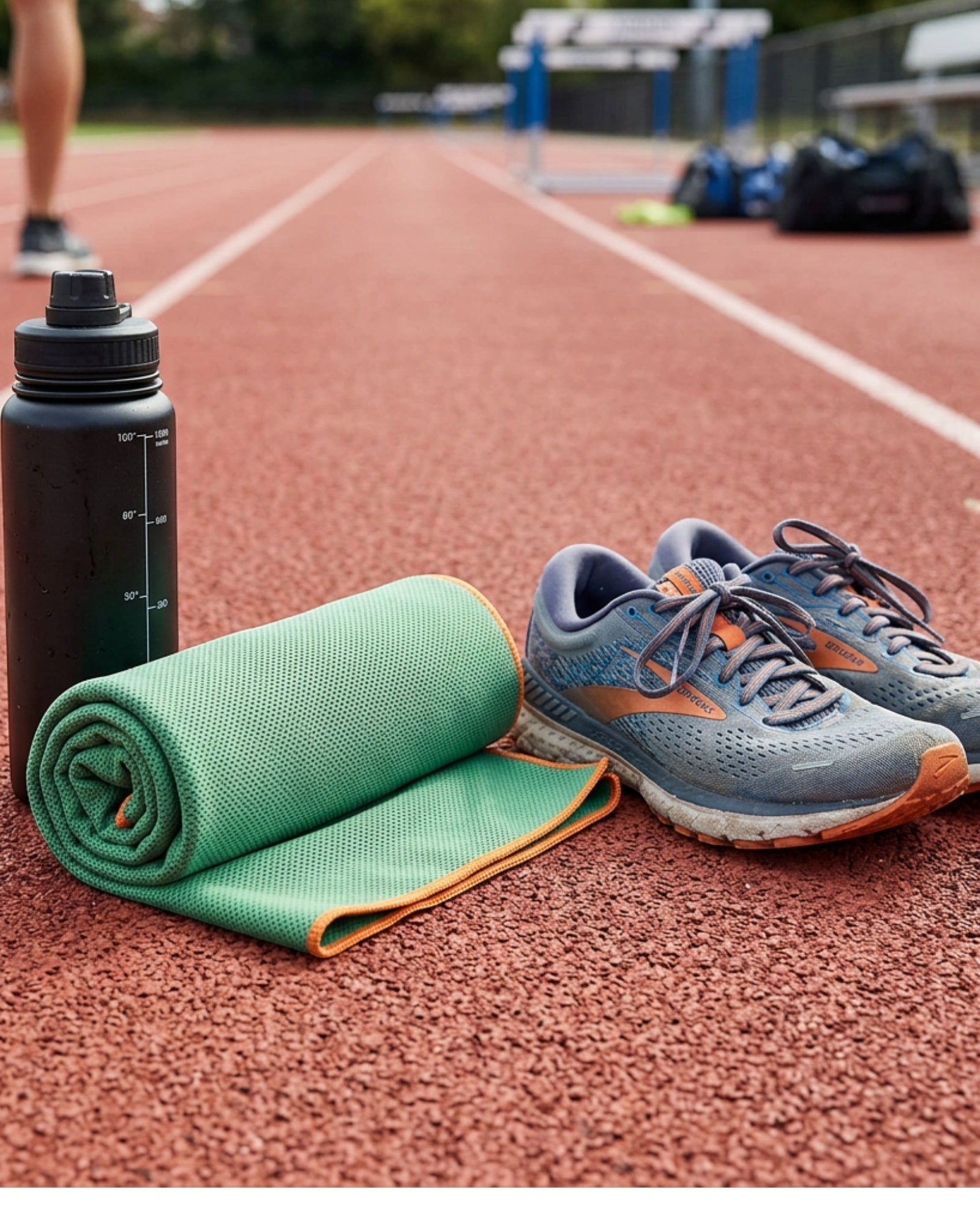 Heare Quick Dry Sports Towel Green 30 x 15 in
