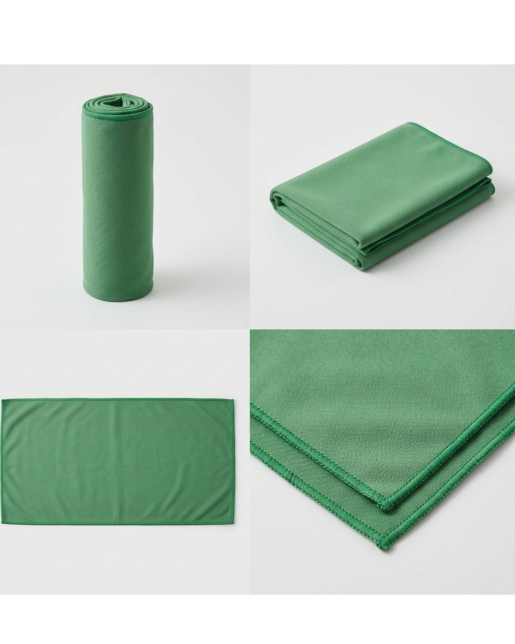 Heare Quick Dry Sports Towel Green 30 x 15 in